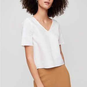 Babaton Randy Short Sleeve Blouse, Size Small, Blush Pink